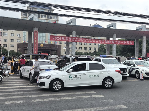中国人寿财险广水市支公司开展2026年高考志愿服务活动