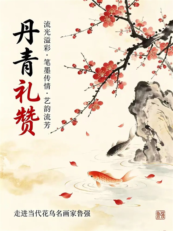 丹青礼赞！流光溢彩·笔墨传情·艺韵流芳——走进当代花鸟名画家鲁强